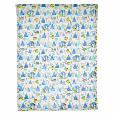 Star Wars Mandalorian The Child Character and Trees All Over Tea Towel